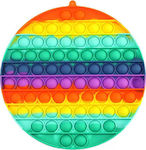 Round Pop it Fidget Silicone Rainbow