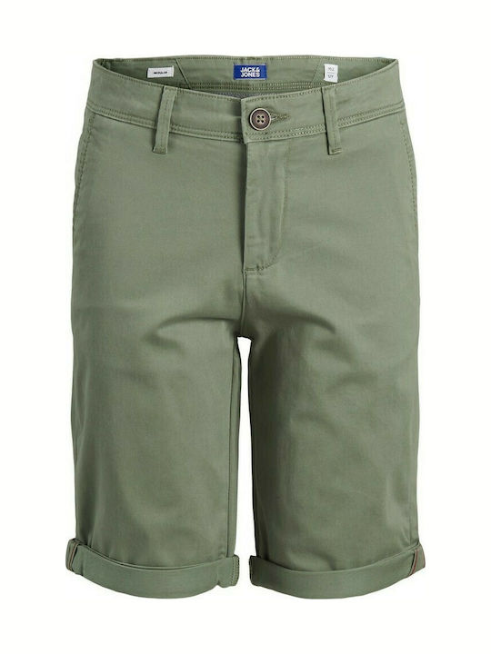 Jack & Jones Kinder-Shorts/Bermudas Stoff Bermuda Khaki