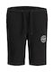 Jack & Jones Kids Shorts/Bermuda Fabric Βερμούδα Black