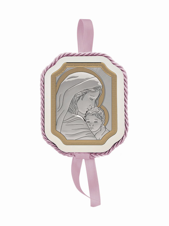 Slevori Saint Icon Kids Charm with Virgin Mary in Silver F00308SHGRO-88X105