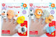 Playgo Happy Finger Puppets 5-Pack (Verschiedene Designs/Sortimente von Designs) 1 Stk