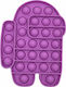 Fidget Bubble Pop Among Us Silicone Purple