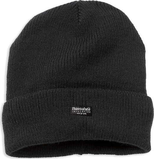 Beanie Männer Beanie Gestrickt in Schwarz Farbe