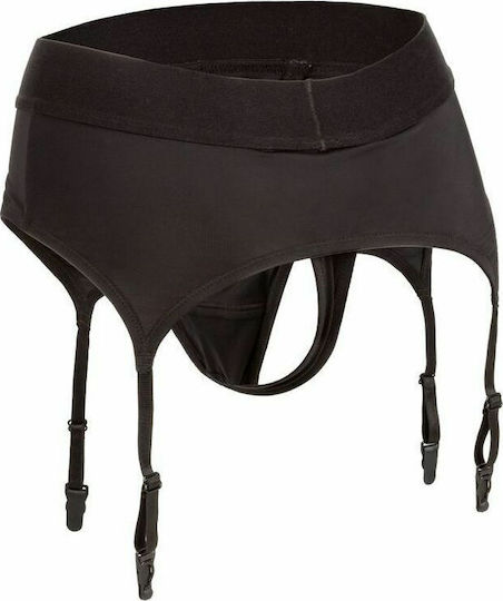 Calexotics Boundless Thong with Garter L / XL Εσώρουχο σε Μαύρο Χρώμα