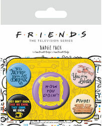 Pyramid International Badge Friends Set of Game Tokens 5pcs BP80673