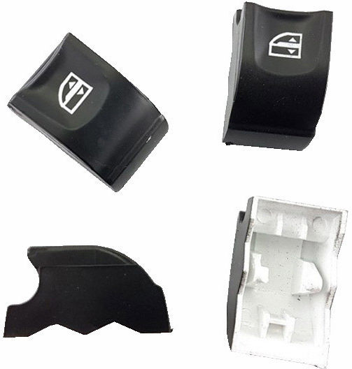 Carner Replacement Button Car Window Switch for Renault Megane / Clio / Laguna Black