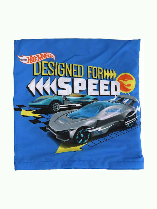 Mattel Kids Square Throw Pillow Cover Hot Wheels 40x40cm Blue