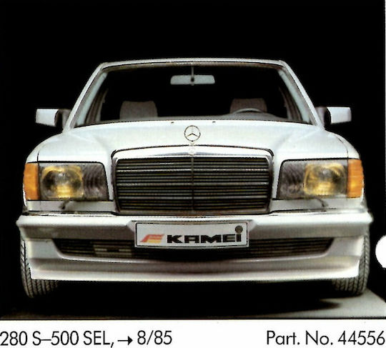 Kamei Spoiler Αυτοκινήτου Μπροστά Συμβατό με Mercedes-Benz S W126