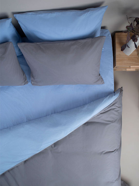 Sunshine Duvet Cover Queen 230x250 Menta 207 Grey
