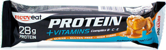Mooveat Protein +Vitamins Bar with 28gr Protein & Flavor Salted Caramel 80gr