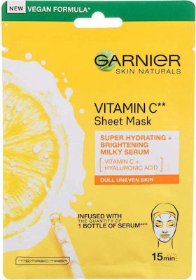 Garnier Skin Naturals Vitamin C Μάσκα Προσώπου για Αναζωογόνηση