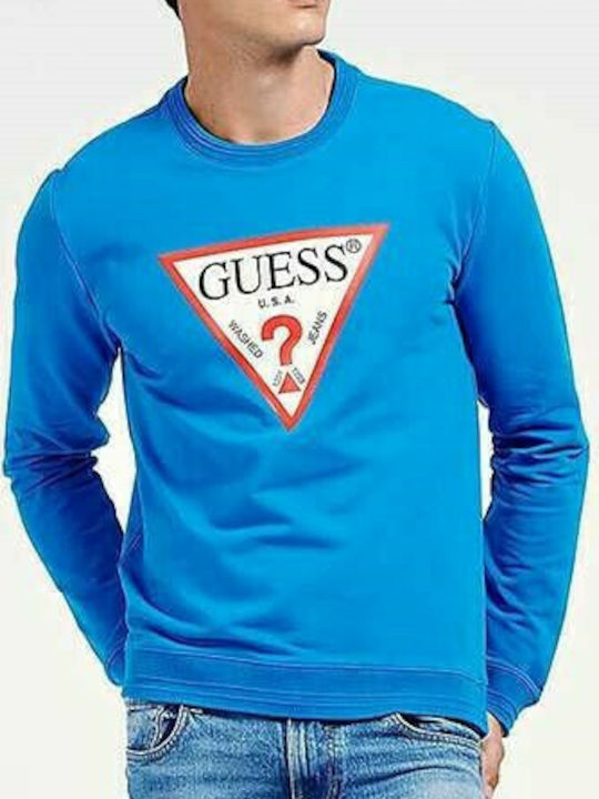 Guess Herren Sweatshirt Blau