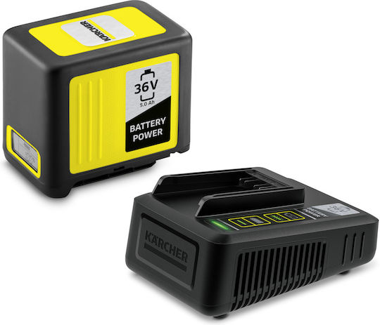 Karcher Batterie-Set Lithium Kapazität 5Ah 36V mit Ladegerät