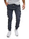 SEN-13 Pantaloni Elastic cu Croială Slim Gri