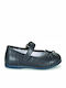 Kids Ballerinas Cary with Hoop & Loop Closure Blue