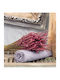 Cokitex Angel Σεντόνι Διπλό με Λάστιχο 150x200+25εκ. Medium Grey