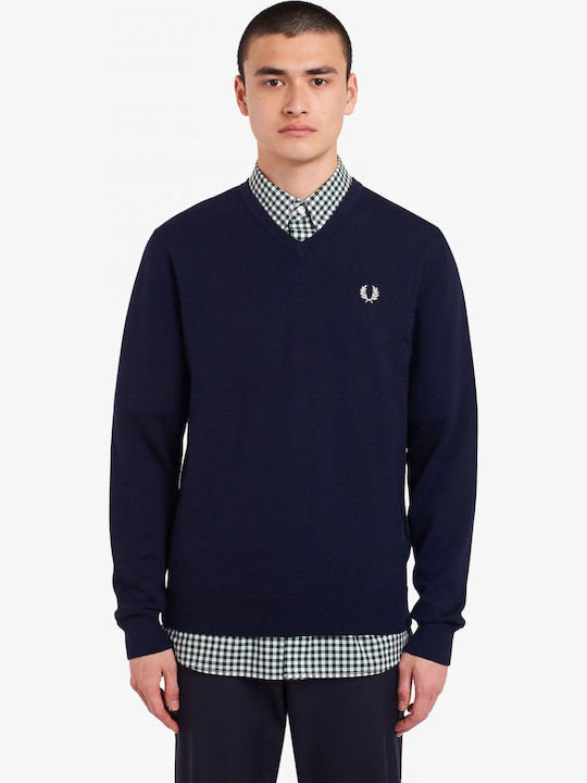 Fred Perry Πουλόβερ Μακρυμάνικο Navy Μπλε