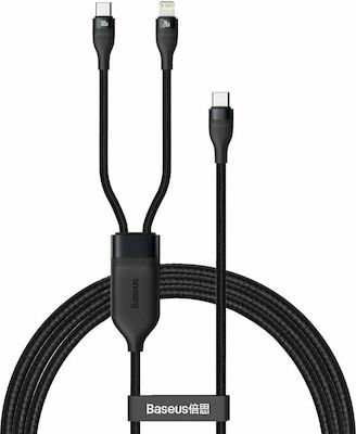 Baseus Flash Series Braided USB to Lightning / Type-C 1.2m 5A Cable (CA1T2-F01)