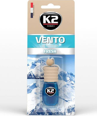 K2 Κρεμαστό Αρωματικό Υγρό Αυτοκινήτου Vento Fresh 8ml