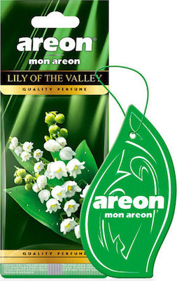 Areon Car Air Freshener Tab Pendand Mon Lily Of The Valley