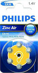Philips Μπαταρίες Ακουστικών Βαρηκοΐας 10 1.4V 6τμχ