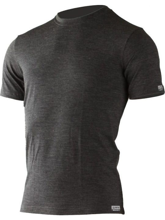 Lasting Merino Herren Thermo Kurzarmshirt Gray