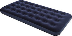 Camping Air Mattress Single Flocked Air Bed 192x97x23cm