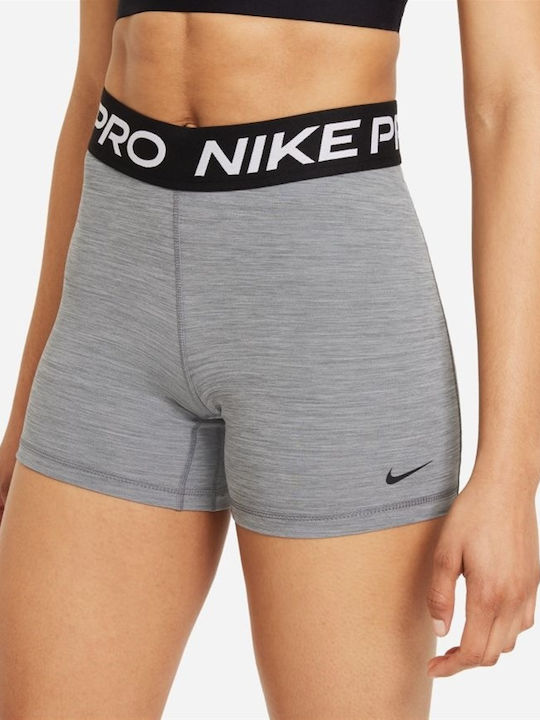 Nike Dri-Fit Pro Training Γυναικείο Κολάν-Σορτς Ψηλόμεσο Γκρι