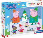 Puzzle pentru Copii Peppa Pig Maxi pentru 4++ Ani 104buc Clementoni