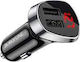 Borofone BZ15 Car Charger 12W 2.4A with Ports: 2xUSB Black Color