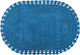 Silk Fashion Bath Mat Cotton Oval Oval 5206978154003 Royal Blue 60x100cm