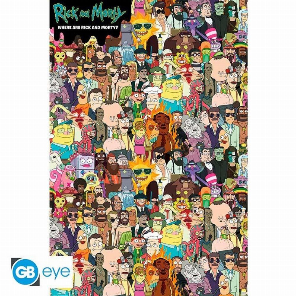 GB Eye Morty, Pickle Rick Maxi Poster, Carta, Multicolore, 91,5 X 61 Cm : Justin Roiland And Dan Harmon - 6