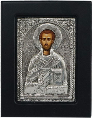 Marhome Image St. Eleftherios Silver 9x11cm