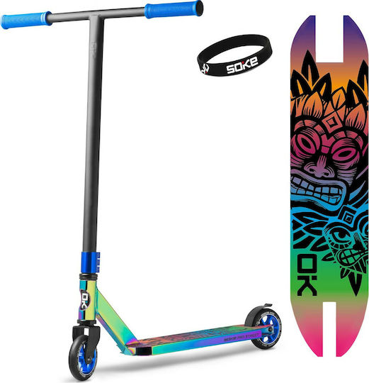 Soke Kinderroller Scooter Pro Street 2-Rad Freestyle Mehrfarbig