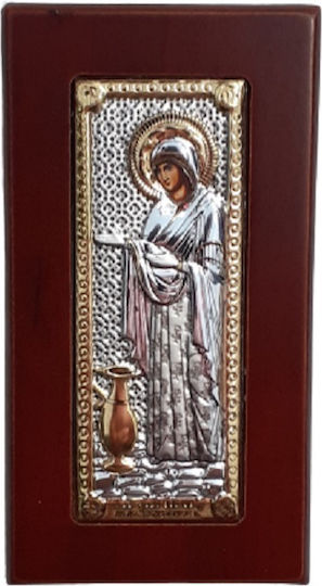 Prince Silvero Silver Icon of Panagia Gerontissa 6x12cm