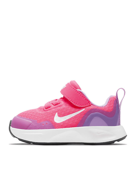 Wearallday Αθλητικά Παιδικά Παπούτσια Running με Σκρατς Ροζ