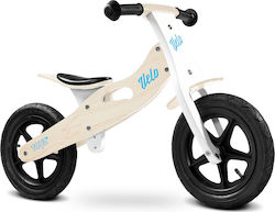 Kids Wooden Balance Bike Velo Beige