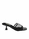 IQ Shoes Women's Sandals Black with Chunky Medium Heel