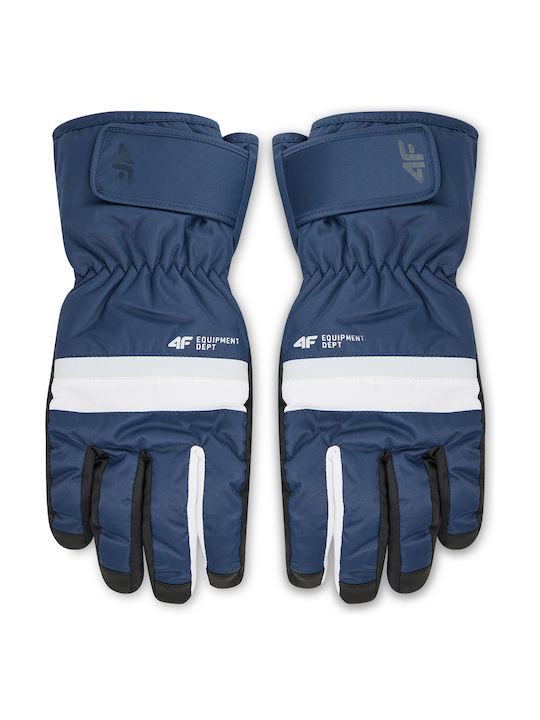 4F Men's Ski & Snowboard Gloves Blue