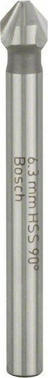Bosch Edge Milling Cutter with Cylindrical Shank Cutter Bit HSS for Edge Shaping 6.3mm x 6.3mm