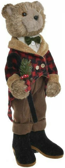 Inart Weihnachtliche Figur Bär Höhe 46cm