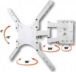 Techly ICA-PLB 136M TV Wall Mount with Extension Arm up to 55" White