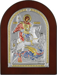 Prince Silvero Wooden St. George Icon 10x14cm