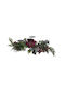 Inart Christmas Plastic Green Candlestick 18x86cm