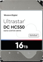 Western Digital Ultrastar DC HC550 18TB HDD Σκληρός Δίσκος 3.5" SATA III 7200rpm με 512MB Cache για NAS / Server