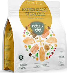 Dingonatura Natura Diet Sterilized Dry Food for Sterilized Cats with Sensitive Urinary with Chicken 0.4kg