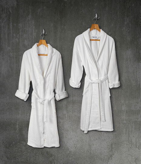 Beauty Home Μπουρνούζι Ξενοδοχείου με Γιακά Contour L-XL