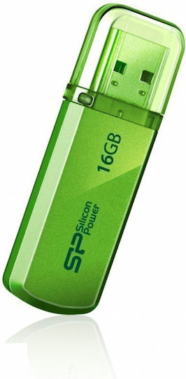 Silicon Power Helios 101 16GB USB 2.0 Stick Verde