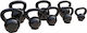 Toorx Kettlebell aus Gummi 20kg Schwarz