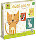 Kids Puzzle Dudu Animals for 2+ years+ Years 9pcs Ludattica